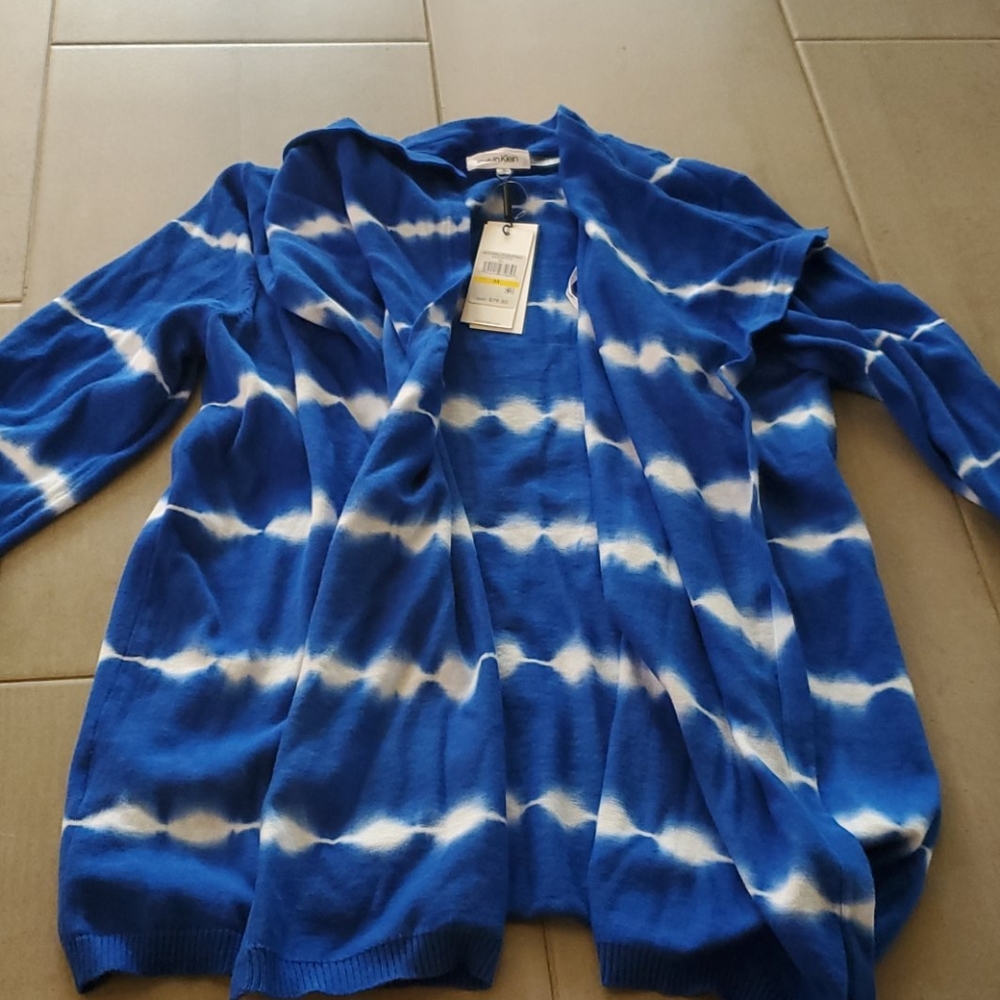Calvin  Klein  Tie Dye Cardigan